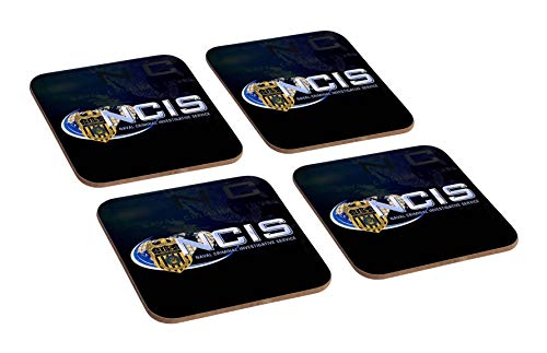 Mugmart NCIS Set de 4 Dessous-de-Verre en Bois