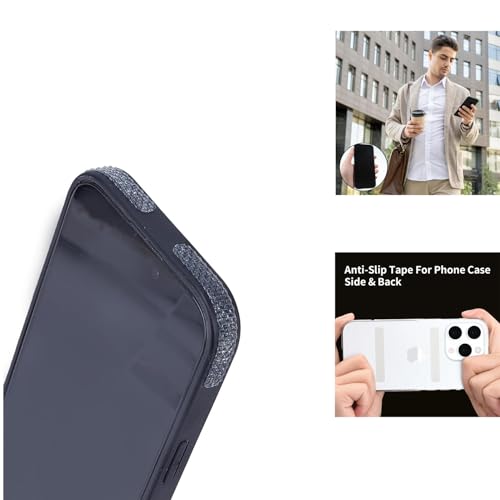 Image of Phone Case Grip Tape Non-Slip Rubber Grips Tape Strips Adhesive Sticker Patches for iPhone Case Back iPad Tablet Frame Cases Laptop Surface Gaming Controller Mouse DSLR Camera TV Remote Control