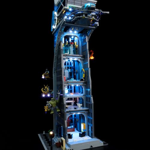 Kyglaring LED Lighting Kit (No Model), Compatible with Lego-76269 Marvel Avenger Tower Building Blocks Model Set - Image 4
