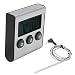 AUNC Thermomètre à Viande numérique, Compteur de température des Aliments 0-250 ℃ Plage de température Lecture instantanée avec Aimant pour Cuisine pour sirop de Cuisson