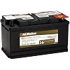 ACDelco Battery Asm - 94RAGM & Gold 48AGM AGM BCI Group 48 Battery , Black