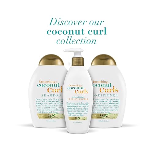 Ogx 022796900920 Quenching + Coconut Curls Curl-Defining Conditioner, Nourishing Curly Hair Conditioner thumb #6