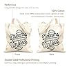 AILOONG Reinforced Bottom Canvas Bag hand lettering dreams don't work unless you do 12 oz thick fabric Uses as a gift bag 25x30cm Small #3