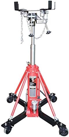 AFF Telescoping Transmission Jack (Multiple Weight Capacities) - High Lift Transmission Floor Jack with Universal Head and Wide Base for Maximum Stability