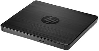 HP External Portable Slim Design CD/DVD RW Write/Read Drive, USB, Black (F2B56AA)