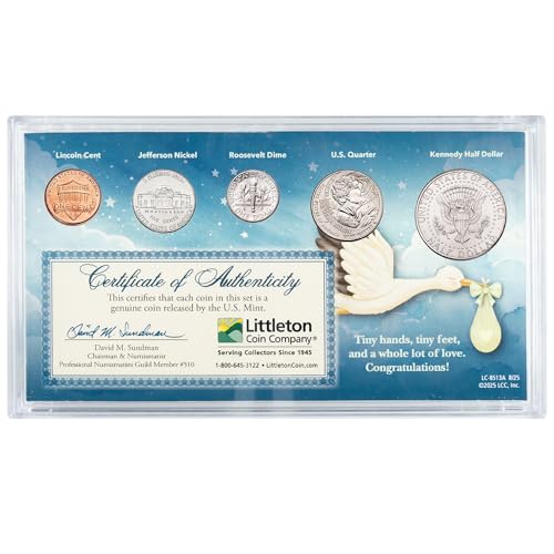 2025 Welcome New Baby United States 5-Coin Year Set Uncirculated with Holder - Vista 4