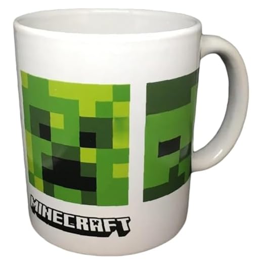 Taza de cerámica para niños en caja de regalo (para Minecraft)