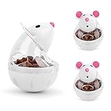 Wertpaket: Sie erhalten drei weiße Katzenfutter Ball, es ist 5.5cm im Durchmesser, 7cm in der Höhe und wiegt ca. 45g.Genug Menge, um Ihre Ersatz und Substitution zu erfüllen, lassen Sie Ihre Haustiere Spaß haben, und die besten Spielzeuge bringen Ihrer süßen Katze ein glückliches Leben.