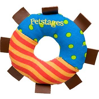 Petstages Mini Piel Masticar Anillo para Perro Cover