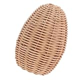 Vielseitiges : diese rustikalen rattan-eierstatuen sind ideal, um eine festliche atmosphäre auf ihrem esstisch zu schaffen oder ihrem wohnbereich einen hauch von osterstimmung zu verleihen sie sind als frühlingskorbfüller und dekorative eier geeignet