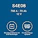 Bosch S4E08 Autobatterie 70 Ah - 760 A - 12 V, EFB Blei-Säure-Batterie für Fahrzeuge mit Start-Stopp-Automatik - Polarität: links - rechts +, 278 x 175 x 190 mm