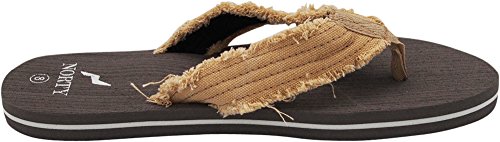 NORTY - Men's Lightweight Thong Flip Flop Sandal for Everyday, Beach or Pool - Runs 1/2 Size Small3
