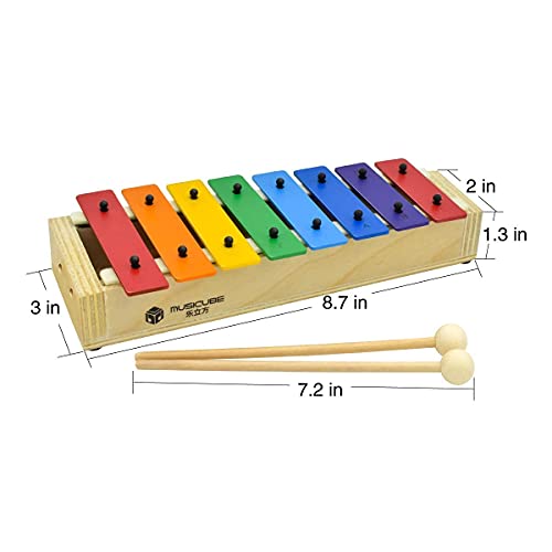 MUSICUBE Xylophone for Kids Baby Xylophone with Professional Tuning