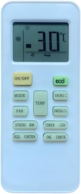 Upix AC Remote No. 149 (No Backlight), Compatible/Replacement for Bluestar AC Remote Control (Exactly Same Remote Will Only Work)