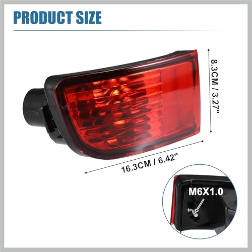 Image of Rear Left Side Bumper Reflector Light Lamp for Toyota 4Runner 2003-2005 Red Replacement Car Parts