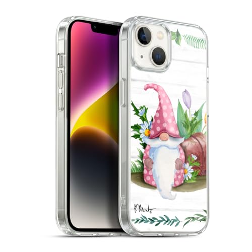 Funda gnomo de primavera para iPhone 14 Plus ideal para tus paseos por la naturaleza