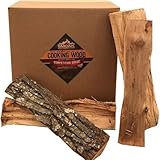 Smoak Firewood Cooking Wood Logs - USDA Certified Kiln Dried (Hickory, 16in Pieces (60-70lbs))