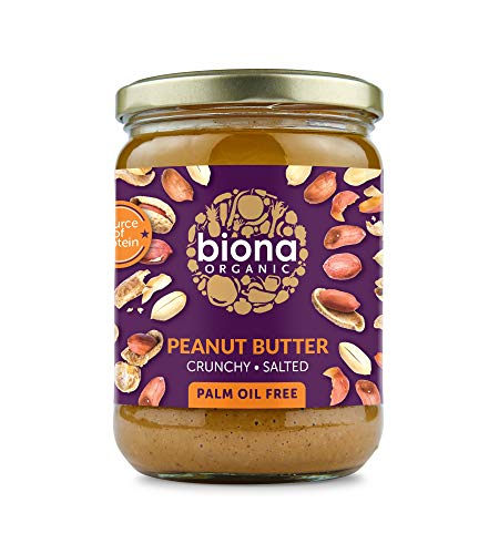 Biona Organic Peanut Butter Crunchy 500g - Pack of 6 image 2