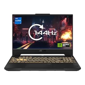 ASUS TUF Gaming FA507NV 15.6″ Full HD 144Hz Gaming Laptop (AMD Ryzen 5-7535HS, NVIDIA GeForce RTX 4060 (140 TGP), 16GB RAM, 512GB PCIe SSD, Windows 11)