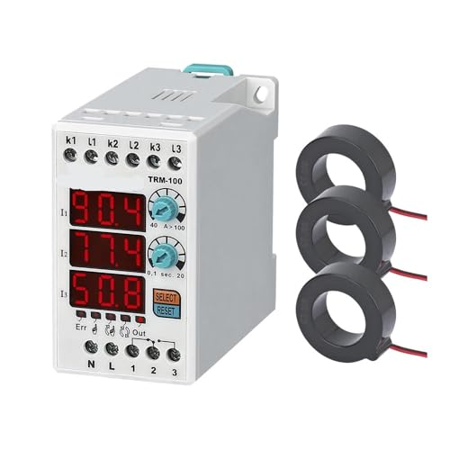 Relais thermique de surcharge numérique TRM-100 pour moteurs triphasés