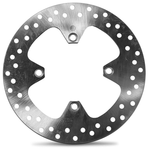 Disque de frein BREMBO 68B407A4 perforé Ø255mm pour Triumph Bonneville Thruxton