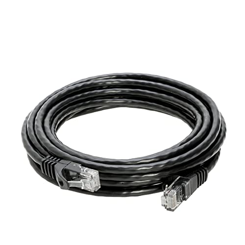 Cables Direct Online 25Ft Black Cat5E Ethernet Network Patch Cable Internet Wire For Modem, Router, Pc, Tv, Consoles #TOP9