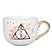 Harry Potter Latte Coffee Mugs, Set of 2 - After All This Time, Always - Deathly Hallows and Doe Patronus Designs - Great Valentines Day Gift - 16 oz