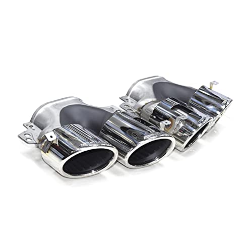 Tuyau d'échappement inox pour Mercedes W212 E200-E300 silver