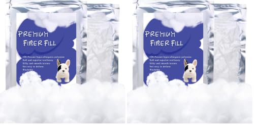 Image of BUTUZE Polyester Fiber, Clouds for Room Ceiling, Cotton Clouds, 400g /14oz - Fake Snow Decoration, Artificial Snow, Cloud Decor, Polyfill Stuffing Fiber Fill (Pack of 2)