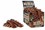 Hundeleckerli - Leckerli Hund - Flamingo BBQ Rippchen mit Huhn XL - 16 x 4,5 x 1 cm - 1,6 kg Display - proteinreich - glutenfrei - getreidefrei - ohne Zuckerzusatz