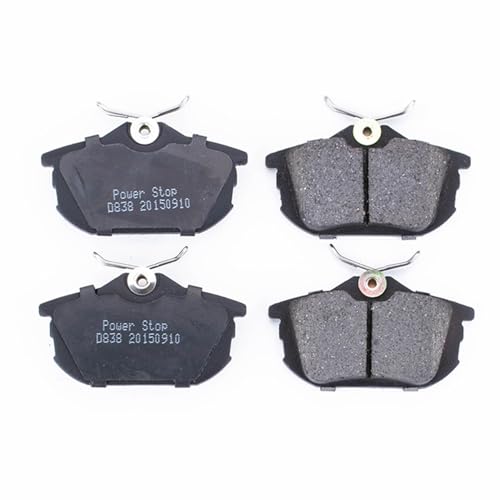 Image of PowerStop Rear Brake Pads for Volvo S40 2000-04 | Volvo V40 2000-04 - Z17 Ceramic Brake Pads with Installation Hardware, 17-838