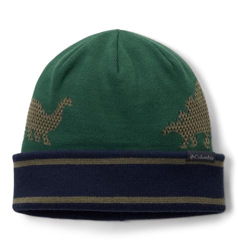 Columbia Youth Kitterwibbit Beanie, Rain Forest/Greenscape/Collegiate Navy, One Size