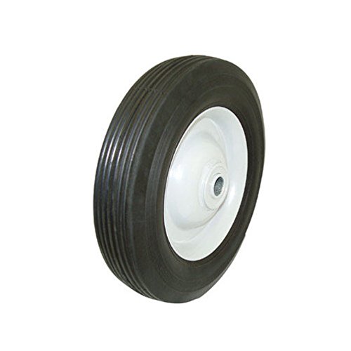 Marathon 8 inch Dia. x 8 in. Dia. 225 lb. capacity Offset Wheelbarrow Tire Rubber 1 pk