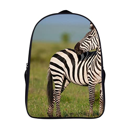 Cartable zèbre pour l'école : sac à dos enfant mixte 40x28x16cm style 3D