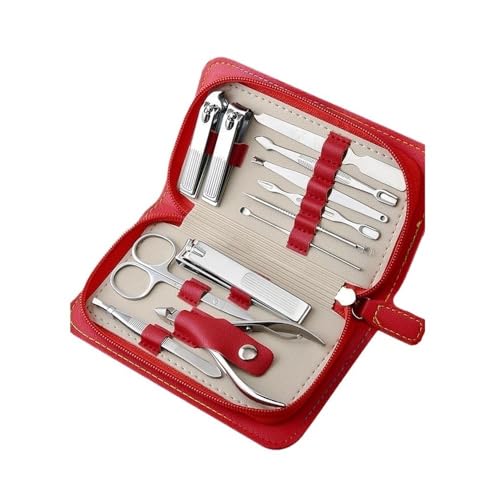Outil de coupe des peaux mortes et ongles cassés : kit manucure complet 12 pièces - 5