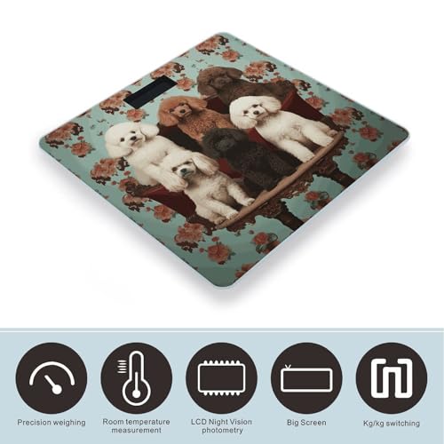 Báscula Digital Inteligente para Baño Peso Corporal Precisa miniatura 3