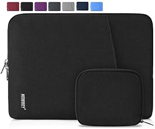 NEWHEY Laptop Sleeve Case 14 Inch Water Repellent Laptop Cover Bag Shock Resistant Notebook Protective Bag with Small Case Purple