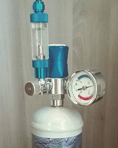 Vydra Co2 Regulator Riduttore Pressione Acquario BOMBOLE 10x1 ANIDRIDE CARBONICA Aquarium Freshwater CO2 Piante IMPIANTO