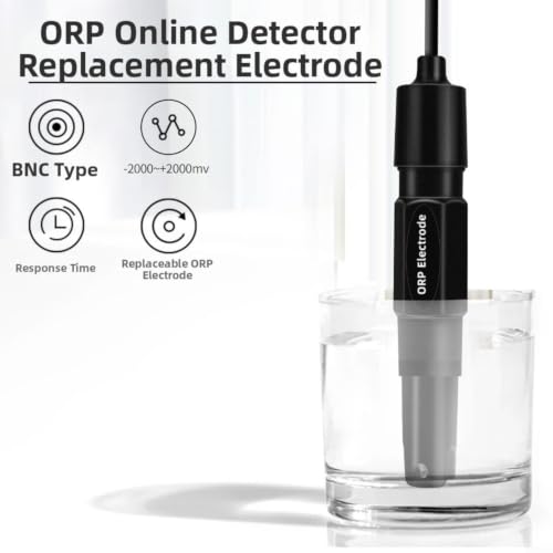 Electrodo ORP BNC universal para rango de -2000 a +2000 mV en sensores de repuesto para piscinas 5