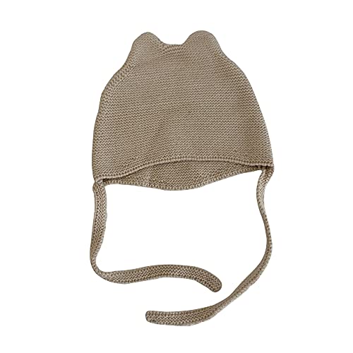IMLECK Baby Beanies for Winter Caps Warm Infant Toddler Cartoon Simple Sweater Baby Knit Hat