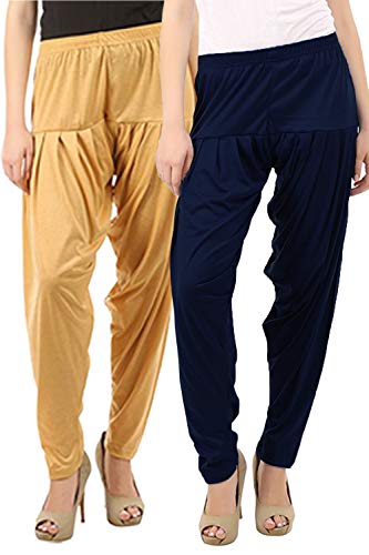 Image of Buy That Trendz Womens Patiala Pants Cotton Viscose Patiyala Salwar Harem Bottoms Pants