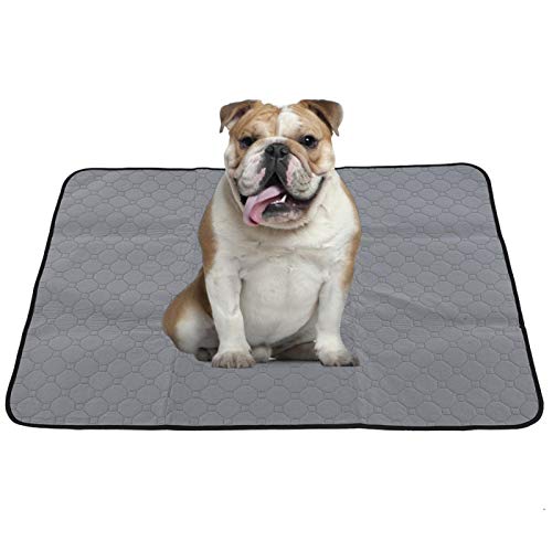 Alfombrilla absorbente para pañales para mascotas, almohadillas para orinar para entrenamiento de perros, lavables a máquina y reutilizables, alfombrilla para pañales para mascotas con función antides