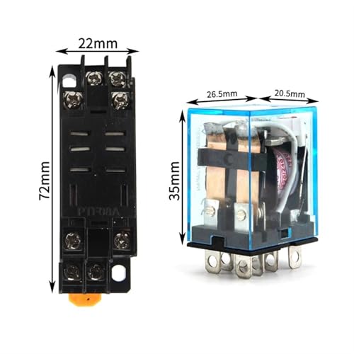 Relais intermédiaire HH62P LY2NJ DC 24V pour sécuriser les circuits de commande