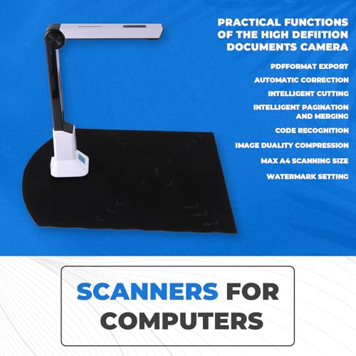 Scanner de documents portable USB 8MP et caméra de documents A4 - 2
