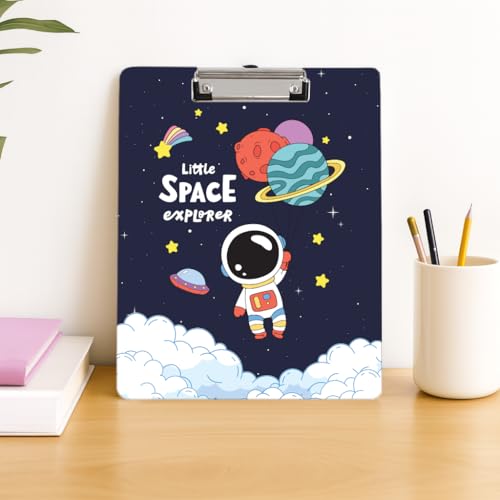 Image of Clipboard Drawing, Writing, Exam Board with Clip (Size - 24x36 cm) Sturdy, Lightweight for Office, School, College - Space Explorer