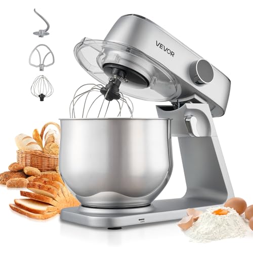 VEVOR Impastatrice Planetaria per la Cottura al Forno, Impastatrice da 1800 W...