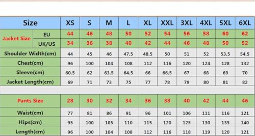 Men's Suit Slim Fit 2-Piece Jacket with Trousers Groom's Dinner Suit4