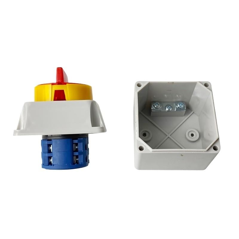 Universal Transfer Switch LW26GS-20/2M Power Cut-Off 690V Main Control Load Circuit Breaker with Box 4P Waterproof IP65