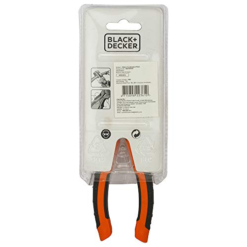 Alicate, Black+Decker, Universal, 6
