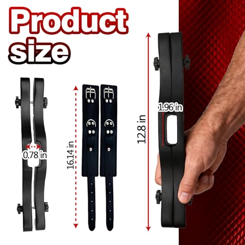 Image of Ball Stretcher with Adjustable Ankle Cuffs Testicle Crusher CBT BDSM Toys | Testicle crusher CBT with adjustable ankle cuffs, BDSM toys, suitable for CBT and bondage. Provides a snug, restrictive fit.